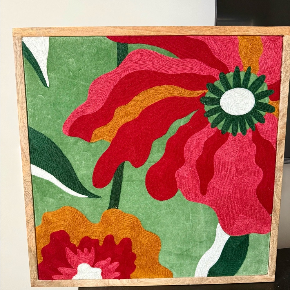 Textured Floral Painting